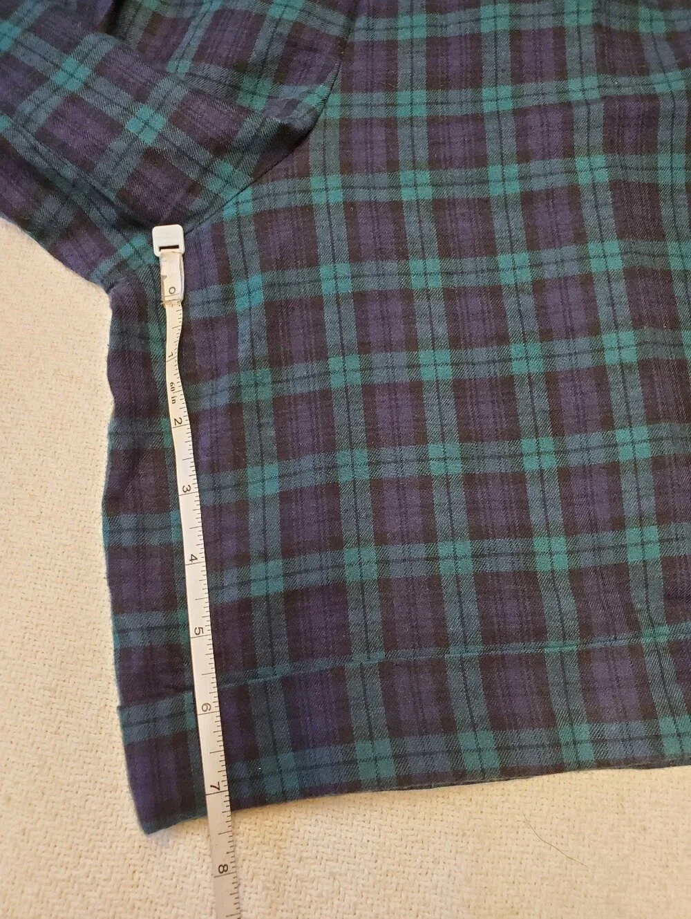 BellePointe Links Wear Plaid Golf Shorts Sz 8 High Waist Pleated USA Made